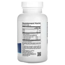 Lake Avenue Nutrition cold-pressed flaxseed oil bottle, supplement facts panel