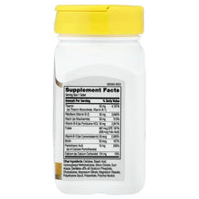 B-50 Complex supplement bottle back with Supplement Facts panel and yellow cap
