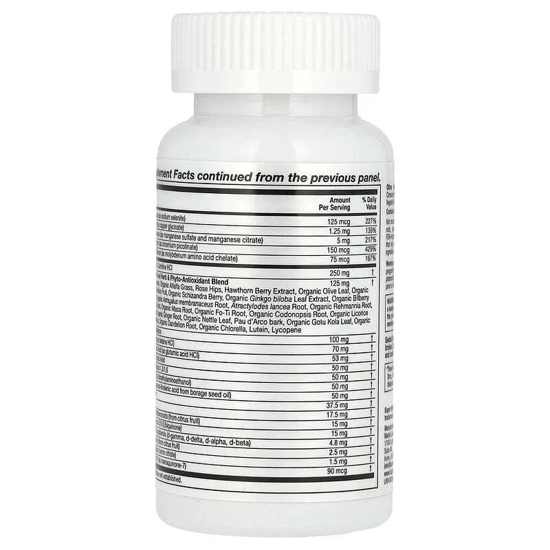 Super Nutrition, Super Immune, Immune-Strengthening Multivitamin with Glutathione, High-Potency Vitamins, Minerals and Herbs, 60 Tablets - USA MEGA SHOP