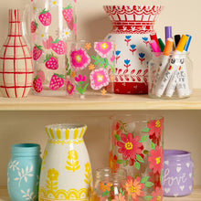 Apple Barrel multi-surface paint pen set with colorful markers for decorating glass and ceramics
