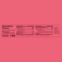 Peanut Butter M&M's Eggs nutrition facts label with calories and daily values