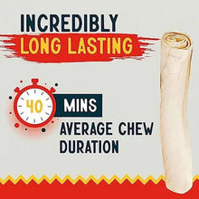 Single beefhide dog chew stick with long-lasting duration graphic