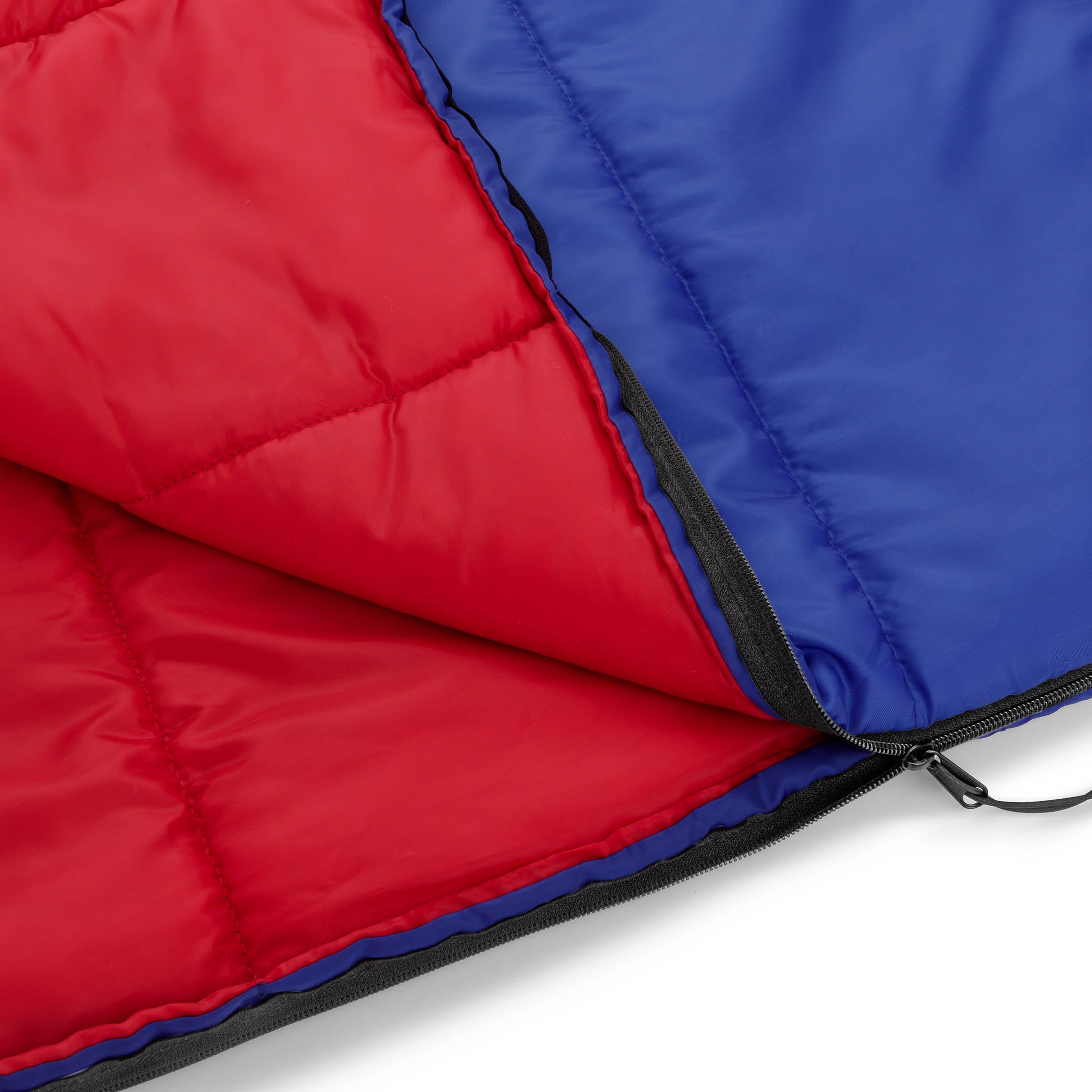 Ozark Trail Youth warm weather rectangle sleeping bag - Blue & Red (youth size 64" x 28")