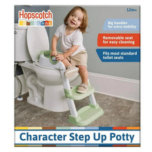 Hopscotch Lane Character Step Up Potty box with frog graphics, 12m+