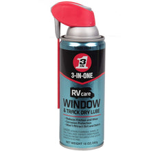 RVcare window & track dry lube can with red cap and blue/black label, 10 oz