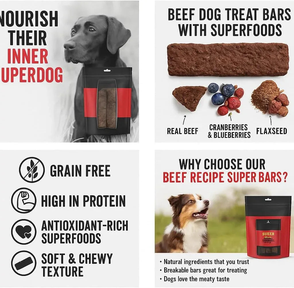 Zoe Super Bars Beef Recipe 2lb Bag