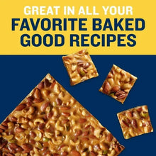Baked snack crackers with nuts