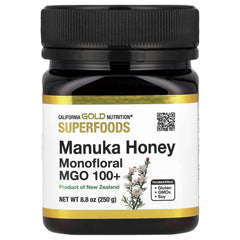 California Gold Nutrition, Superfoods, Manuka Honey, Monofloral, 8.8 oz (250 g)