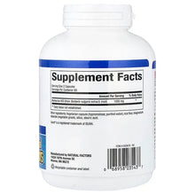Berberine supplement bottle back label with Supplement Facts and barcode