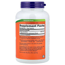 Eleuthero supplement bottle back label with Supplement Facts panel and 500 mg per serving