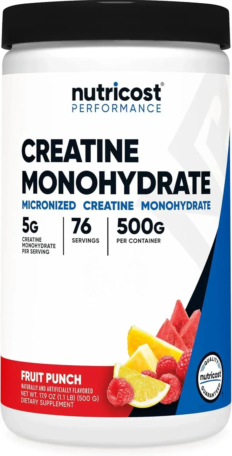 Nutricost, Performance, Creatine Monohydrate, Pineapple Mango, 1.1 lb (500 g)