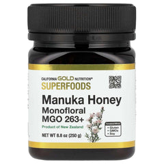 California Gold Nutrition, Superfoods, Manuka Honey, Monofloral, 8.8 oz (250 g)