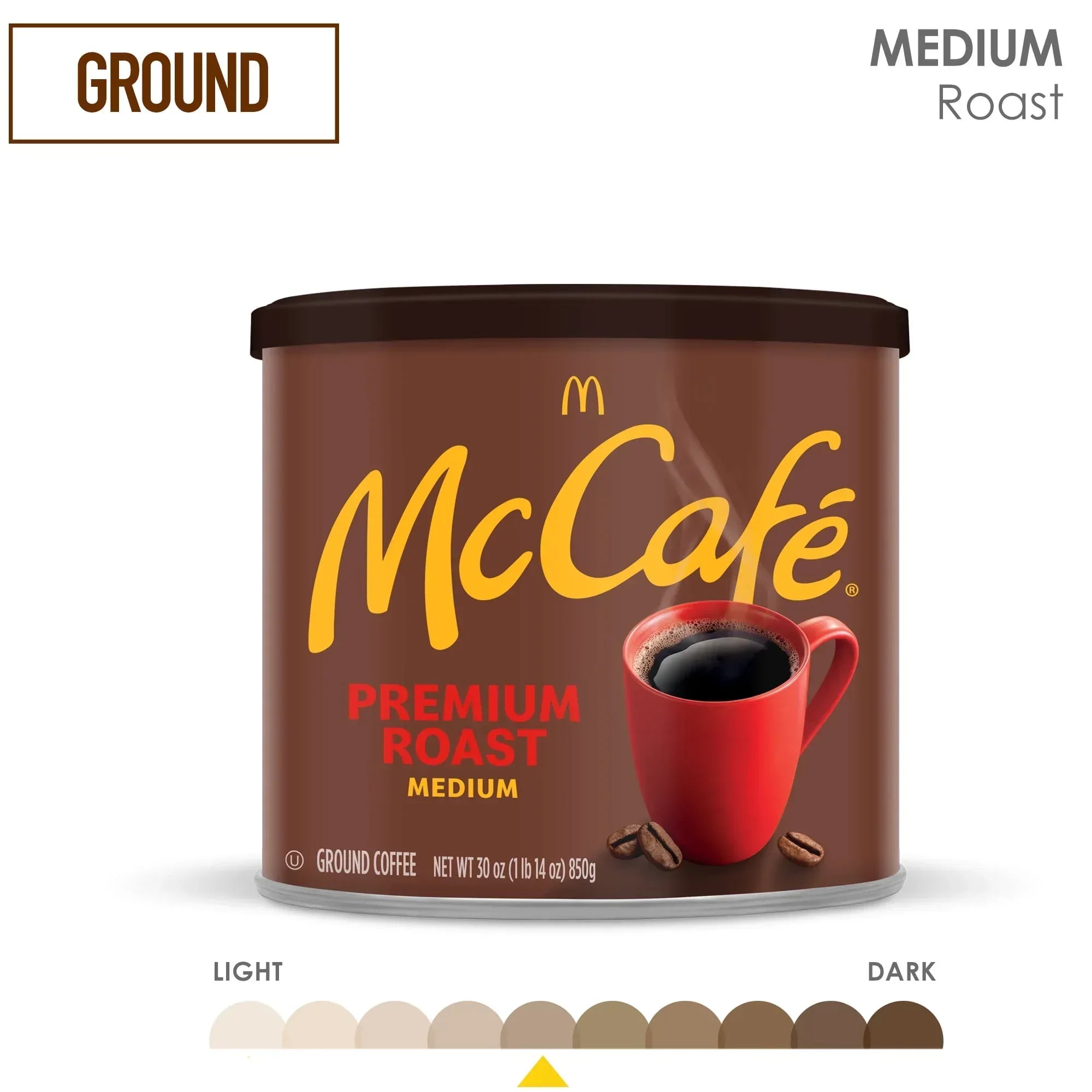 McCafe Breakfast Blend, Medium Roast, Ground Coffee, 12 oz