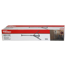 Hyper Tough tripod stand packaging box, red and white with tripod product photo