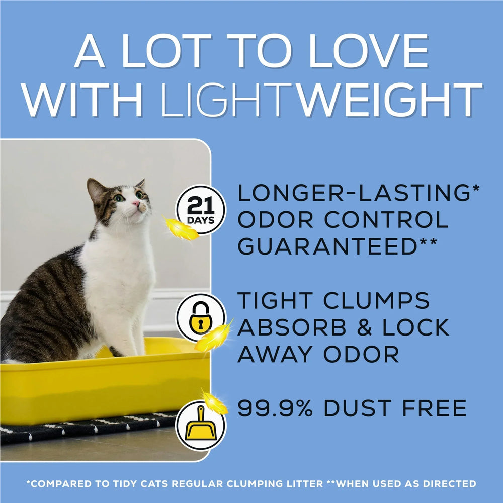 Purina Tidy Cats LightWeight Free and Clean Unscented Clumping Cat Litter - USA MEGA SHOP