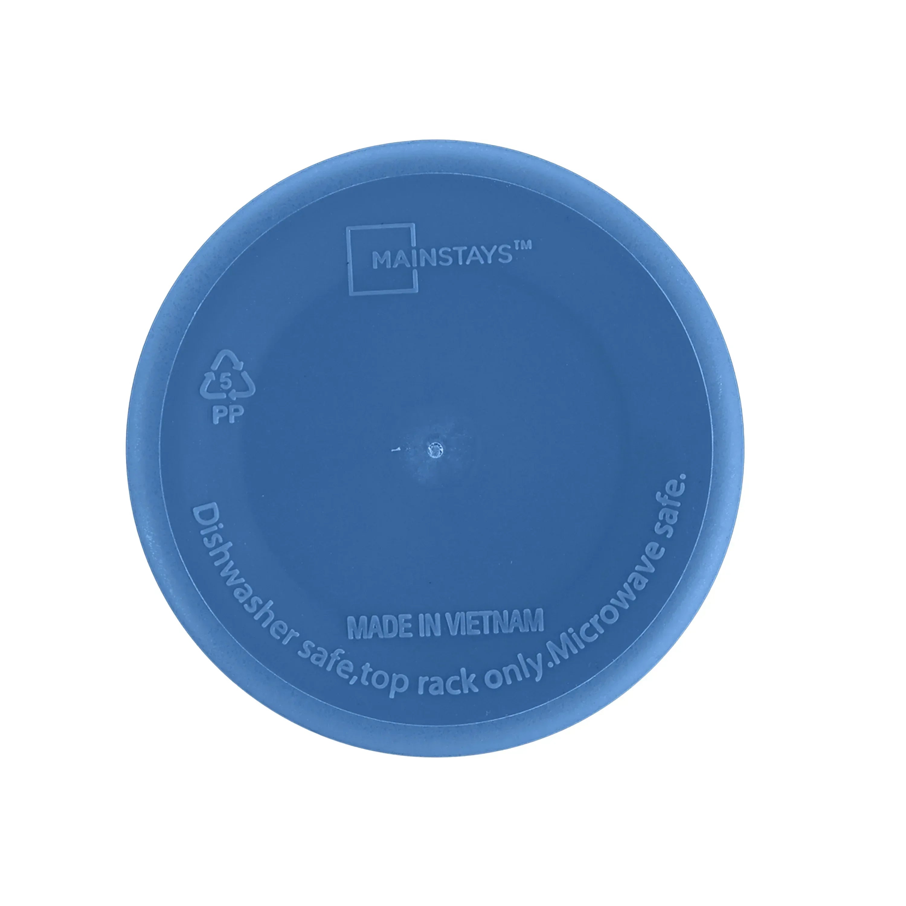 Mainstays 30-Piece Blue Etched Checkered Plastic Dinnerware Set, Includes 10 Plates, 10 Bowls, 10 Tumblers