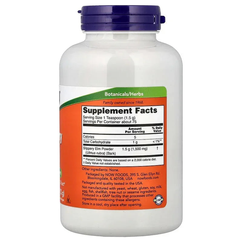 NOW Foods, Slippery Elm Powder, 4 oz (113 g)