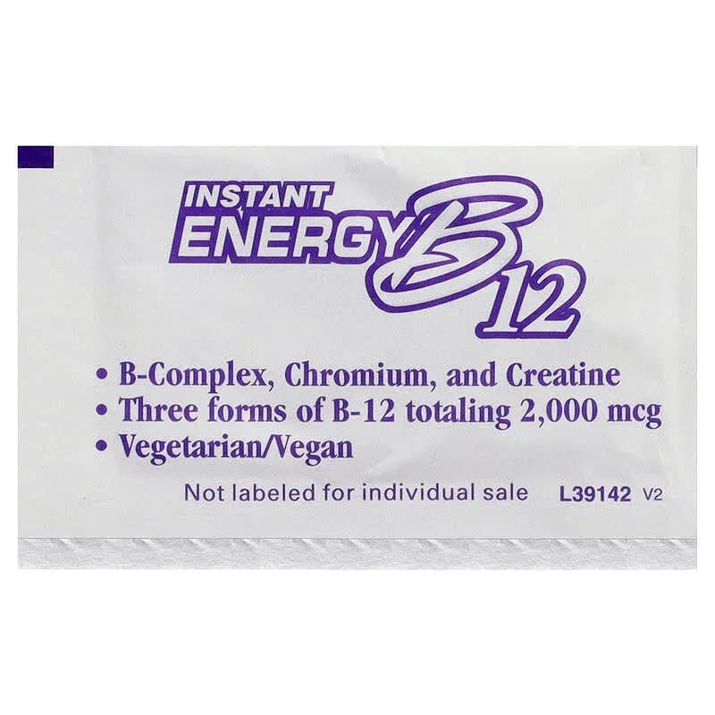 NOW Foods, Instant Energy B12, 75 Packets, 0.035 oz (1 g) Each