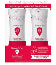 Feminine cleansing wash 2-pack carton with red and white Blissful Escape label