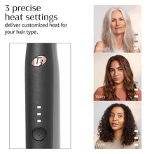 T3 Edge heated smoothing brush handle with three heat settings and power button