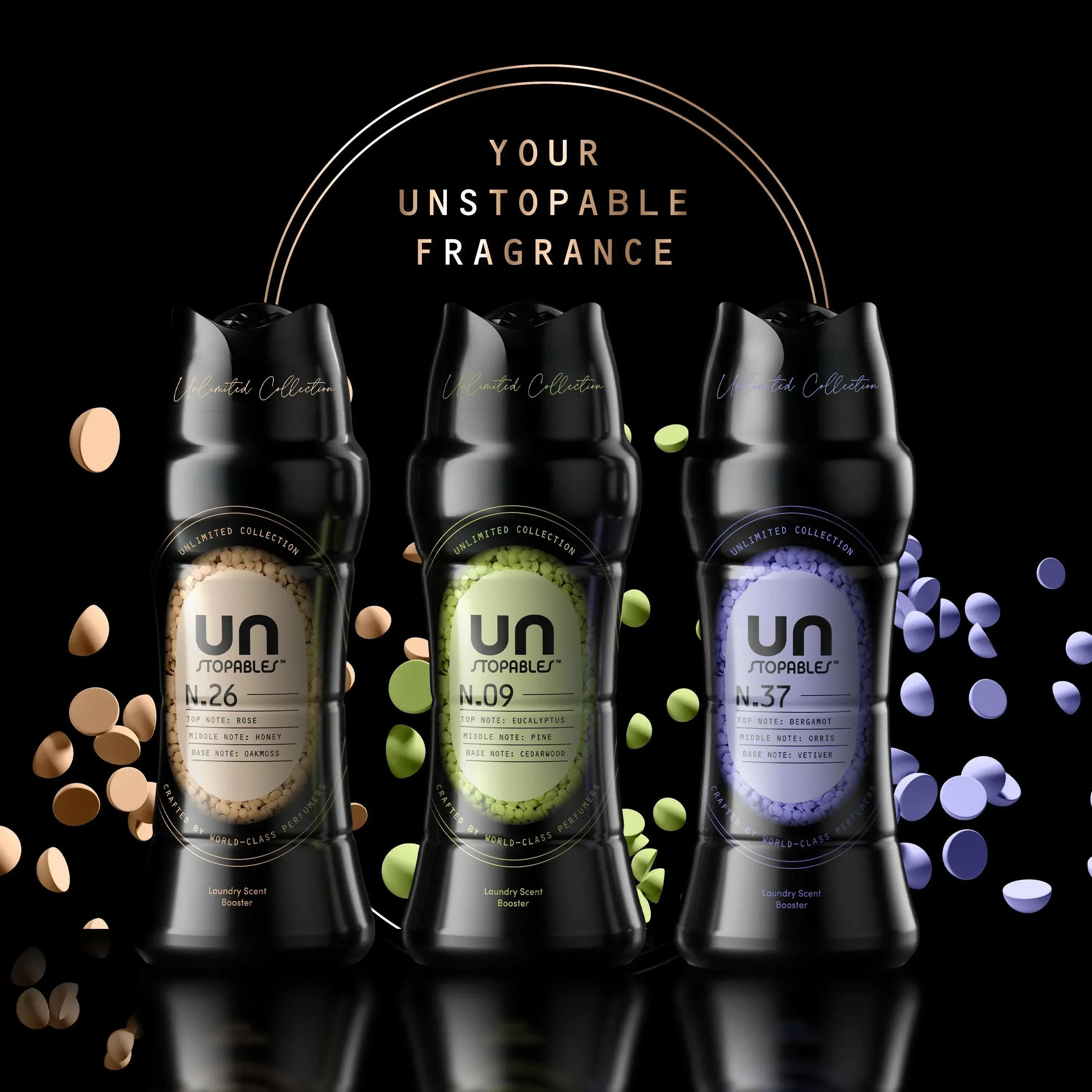 Downy Unstopables Unlimited Collection In-Wash Laundry Scent Booster Beads, N.26 Scent, 4.8 oz
