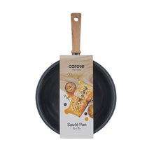 Carote Hokkaido nonstick saute pan packaging with black pan and wooden handle