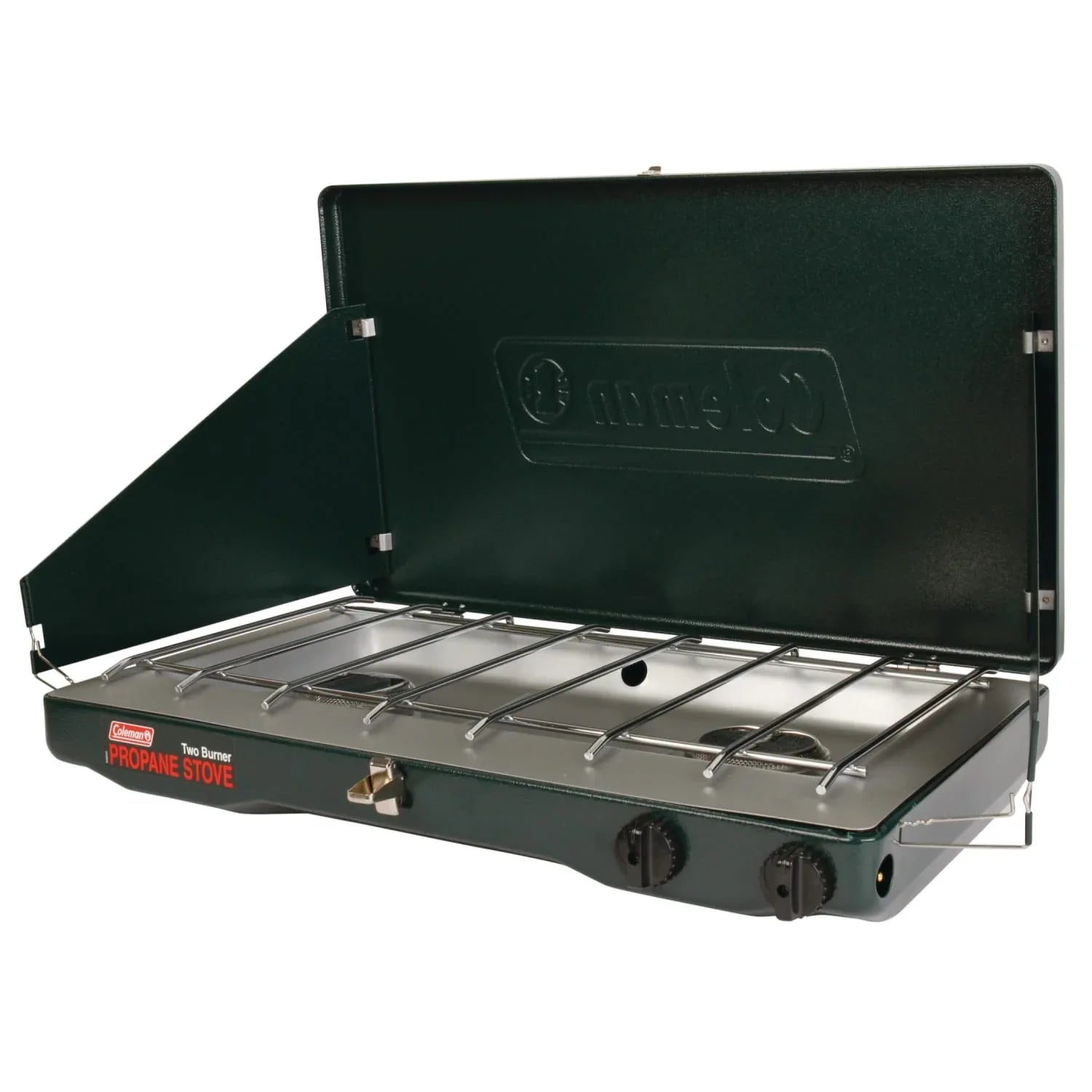 Coleman Matchlight 10,000 BTU 2-Burner Propane Stove, Black - USA MEGA SHOP