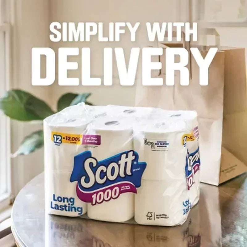 Scott 1100 1-Ply Toilet Paper (1100 Sheets/Roll, 36 Rolls)