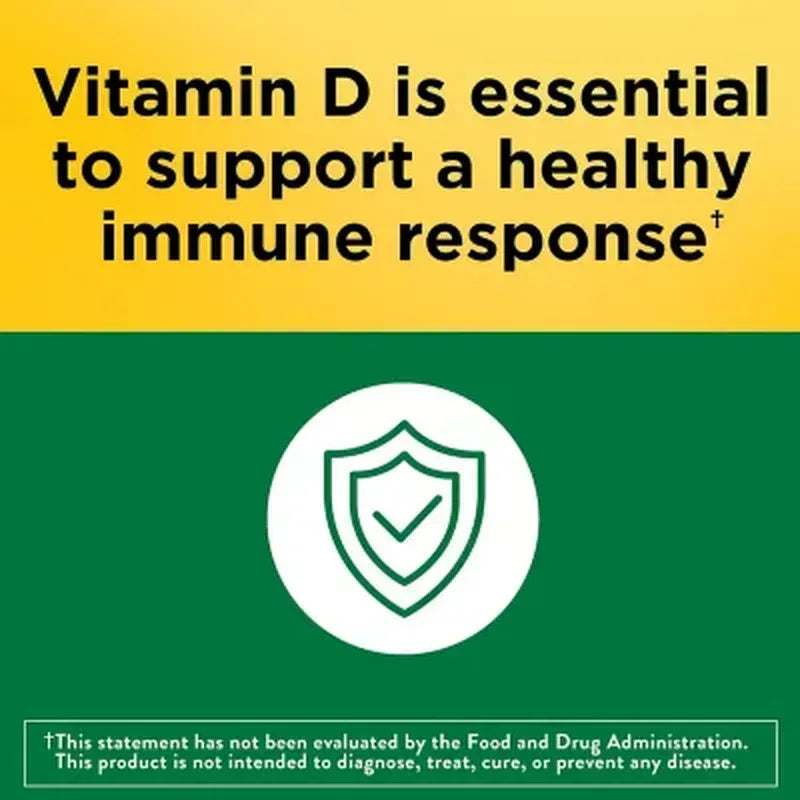 Nature Made Vitamin D3 1000 IU Softgels - 650 Count