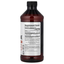 Liquid L-carnitine supplement bottle with black cap and brown Supplement Facts label