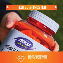 Amino-9 essentials powder bottle with red cap and Sports logo on jar