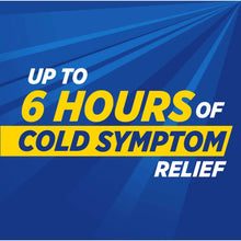 Up to 6 hours of cold symptom relief claim for cold relief syrup