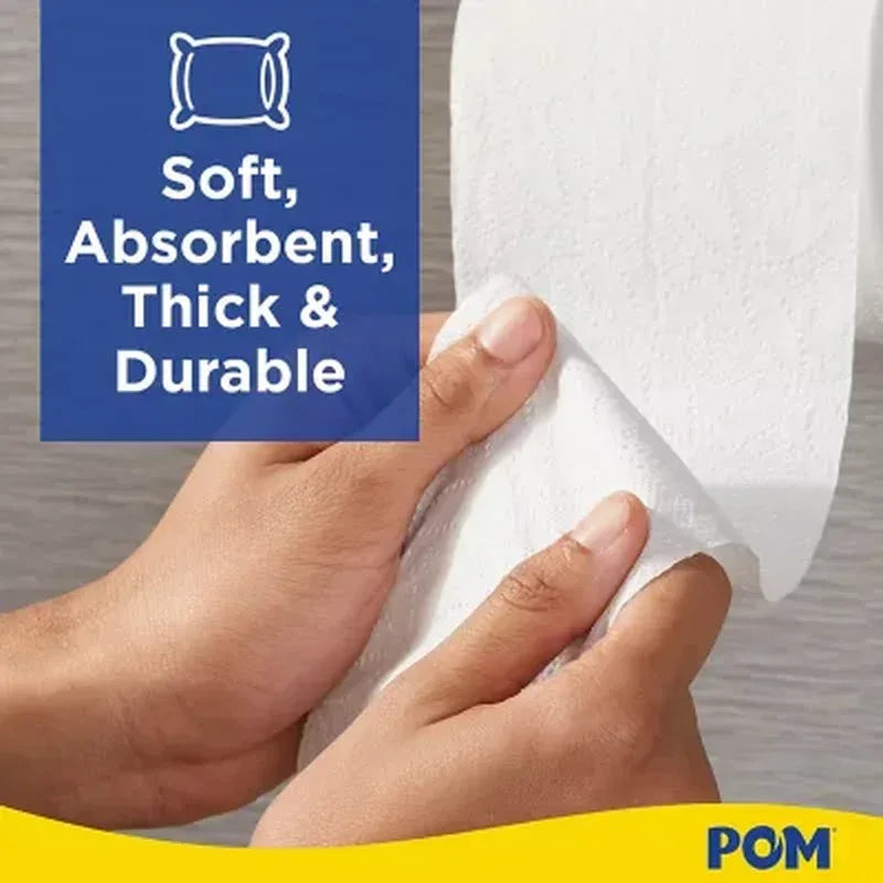 POM Bath Tissue, Septic Safe, 2-Ply, White (473 Sheets/Roll, 45 Rolls)