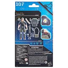 G.I. Joe Tunnel Rat action figure blister package back with accessory icons