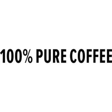 Text reading 100% PURE COFFEE