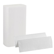 White 2-ply multifold paper towels, rolled and folded sheets