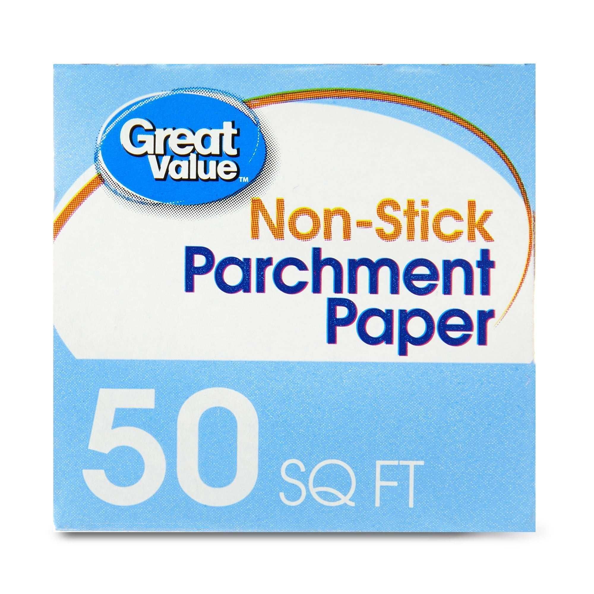 Great Value Non-Stick Parchment Paper, 50 Sq ft
