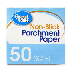 Great Value Non-Stick Parchment Paper, 50 Sq ft