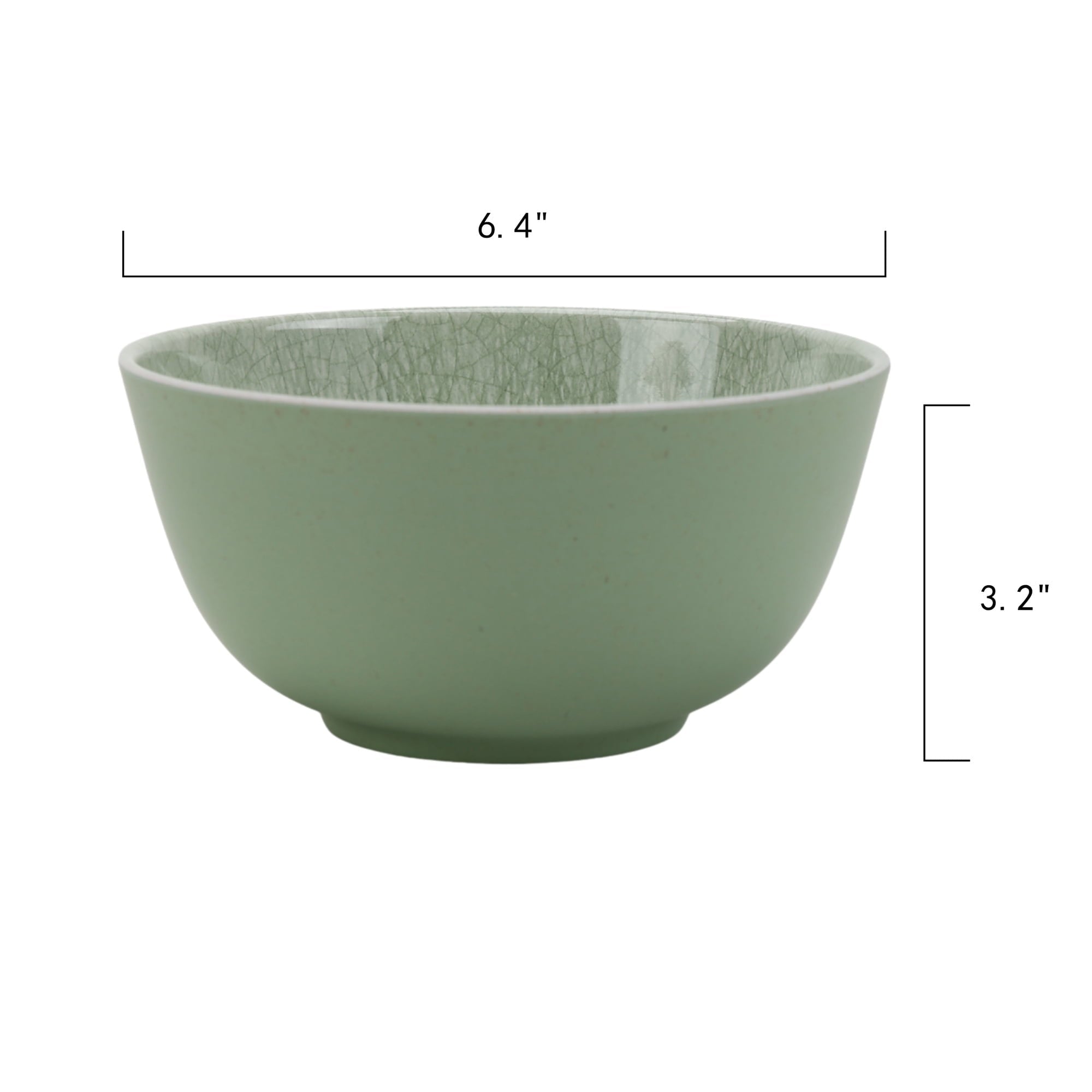 Better Homes & Gardens 12-Piece Bamboo Melamine Green Reactive Dinnerware Set