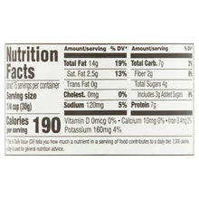 Honey roasted peanuts nutrition facts label panel with serving information