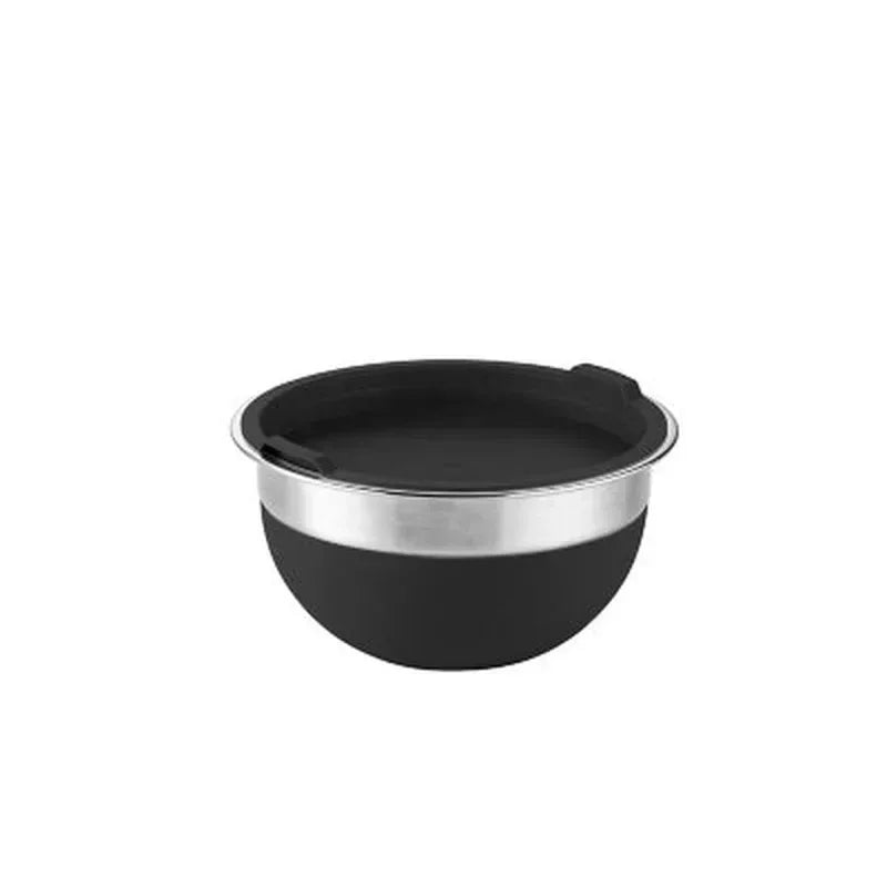Tramontina 10-Piece Stainless Steel Mixing Bowls, Covers & Graters Included (Assorted Colors)