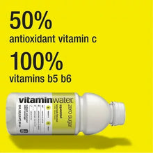 Glaceau vitaminwater zero sugar water bottle in light color, with vitamin C and B5 B6