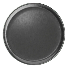 Metal jar lid, brushed silver finish