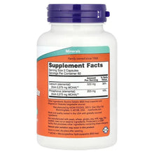 Calcium hydroxyapatite capsules bottle with back supplement facts panel in orange