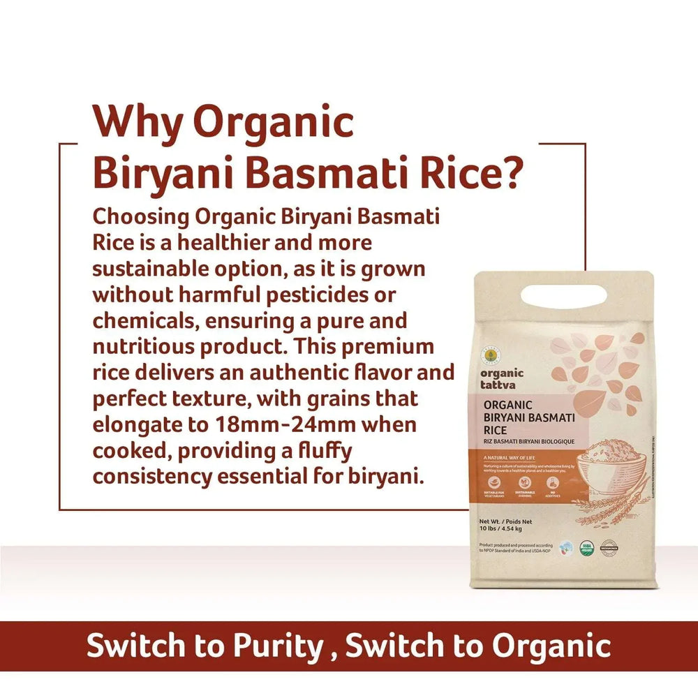 Organic Biryani Basmati Rice/ Long grain basmati Rice - USA MEGA SHOP