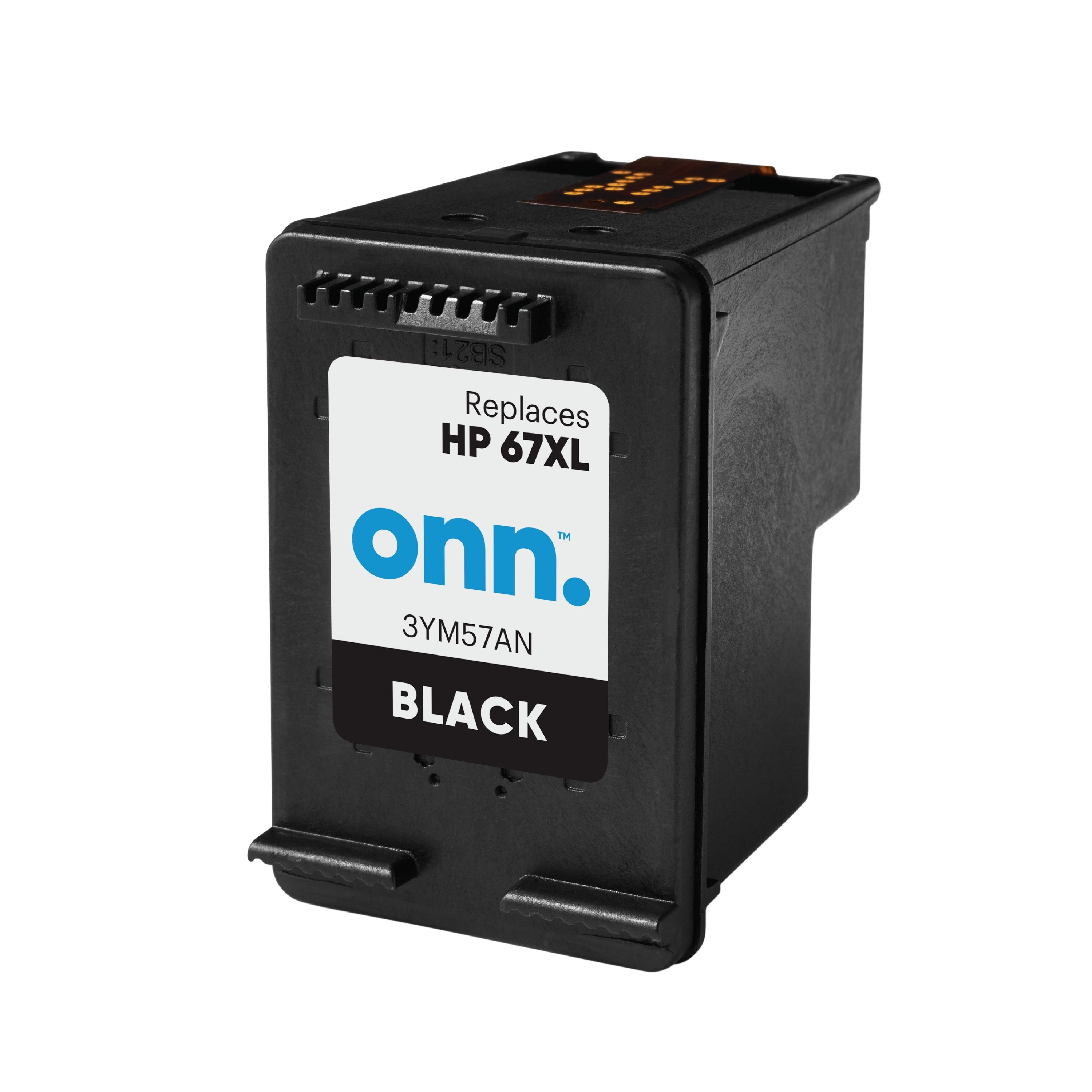 Remanufactured onn. 67XL HP High-Yield Ink Cartridge, Black