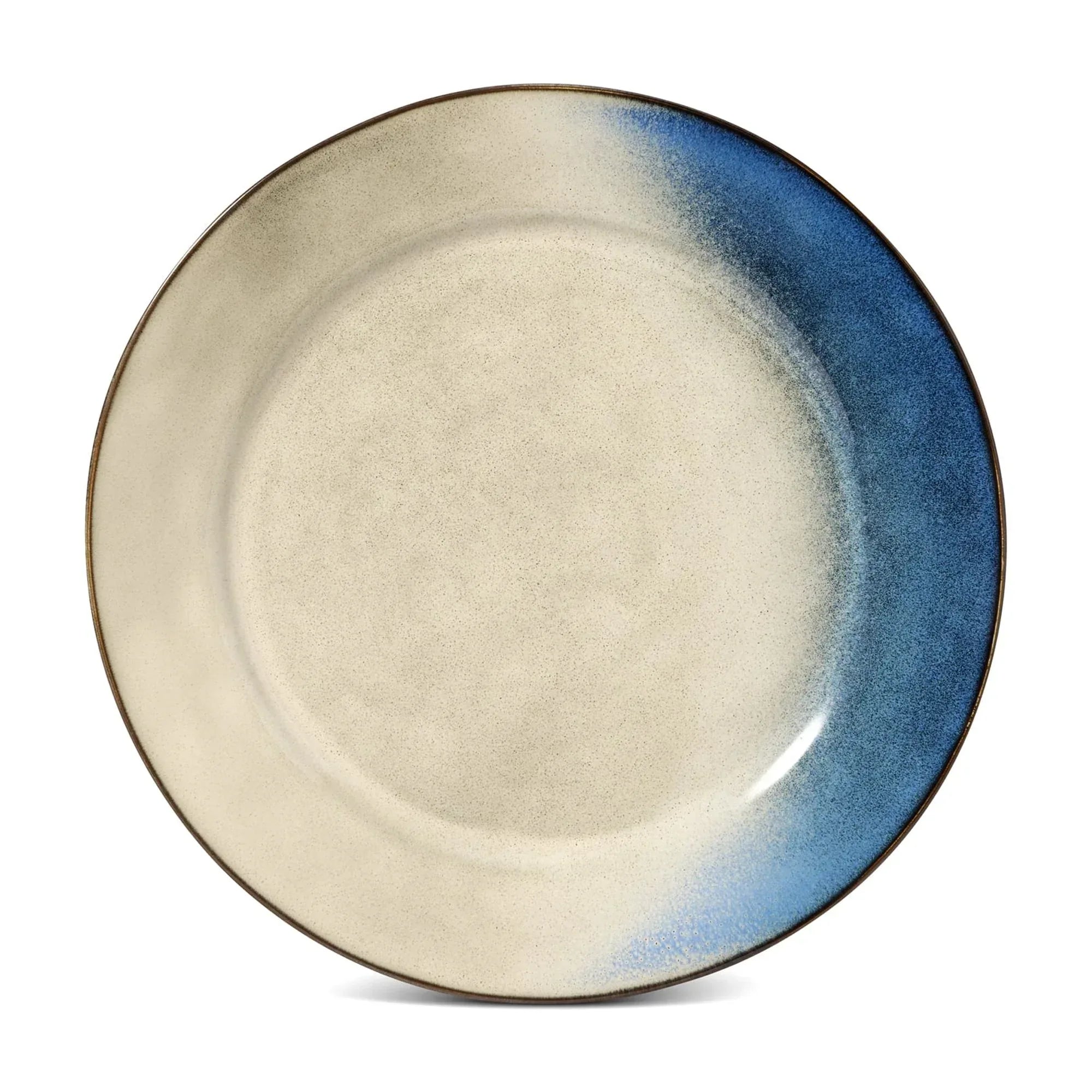 Yellowstone Canto 12-Piece Blue Reactive Ceramic Dinnerware Set