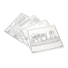 Set of three blank outline stamp cards for light-up Bluey stamper