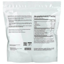 Hydrolyzed collagen peptides supplement pouch with Supplement Facts and ingredients panel