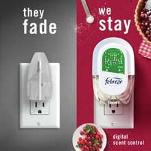 Febreze Plug air freshener with digital scent control indicator light